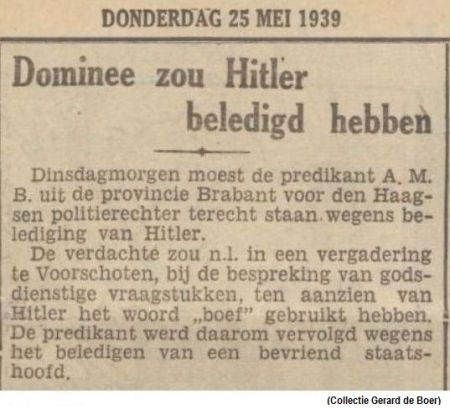 Hitler boef - Volgens Gerard de Boer